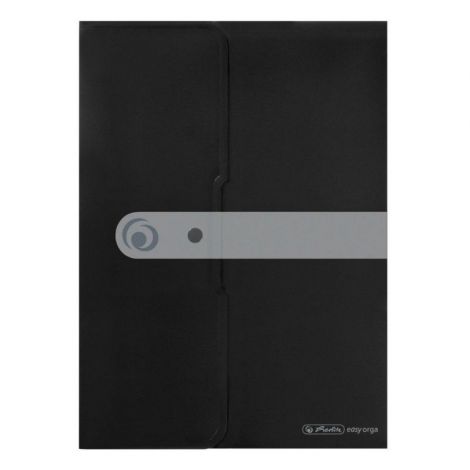 Teczka koperta Herlitz A4 Easy Orga, Czarna